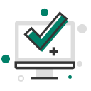 check in the screen icon